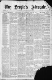<i>The People's Advocate</i>, April 29, 1876