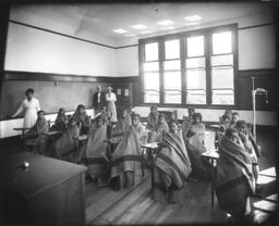 “Open-air” classroom at Moore Street School 